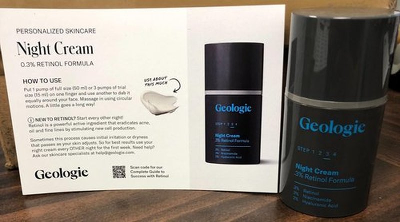 Geologie Retinol Anti-Aging Face Cream | Advanced .3% Retinol Formula for Effective Results | Reduce Fine Lines & Wrinkles | Protect & Repair Skin With Hyaluronic Acid & Niacinamide | For Men & Women