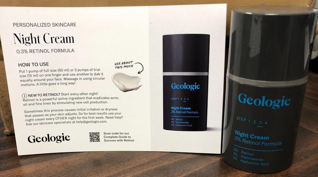 Geologie Retinol Anti-Aging Face Cream | Advanced .3% Retinol Formula for Effective Results | Reduce Fine Lines & Wrinkles | Protect & Repair Skin With Hyaluronic Acid & Niacinamide | For Men & Women