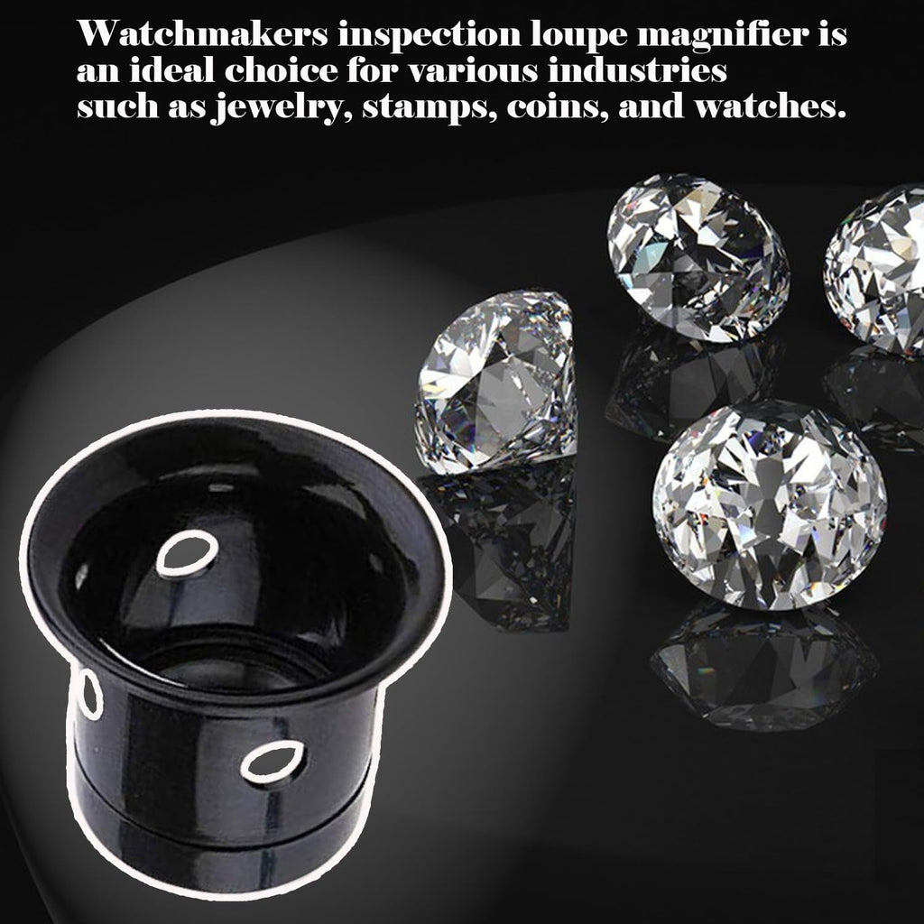 5PCS Portable Monocular Magnifier Small Magnifying Glass (10X 8X 5X 4X 3X)