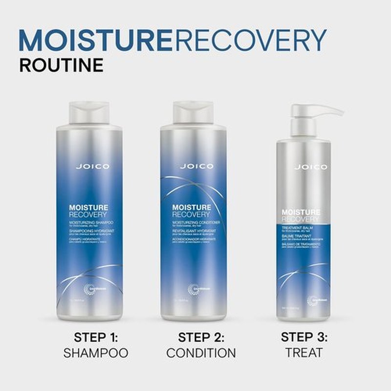 Joico Moisture Recovery Shampoo - Moisturizing Formula for Thick, Coarse Hair | Replenish & Restore Smoothness
