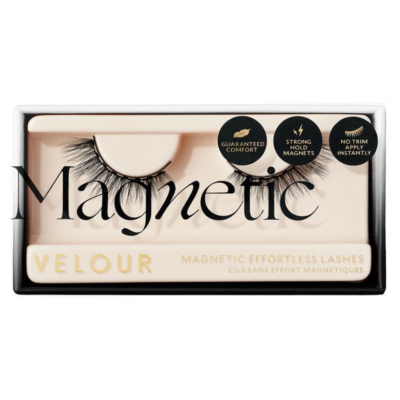 Velour Magnetic Eyelashes, Luxurious False Eyelashes, Reusable Magnetic Lashes, Wear up to 30x & Vegan, All Eye Shapes, Natural Lashes, Magnetic Eyeliner not Included (Stick It To Me)