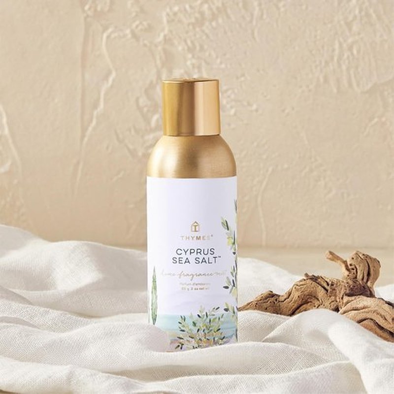 Thymes Cyprus Sea Salt Home Fragrance Mist - Refreshing Scent in 3.0 oz Size