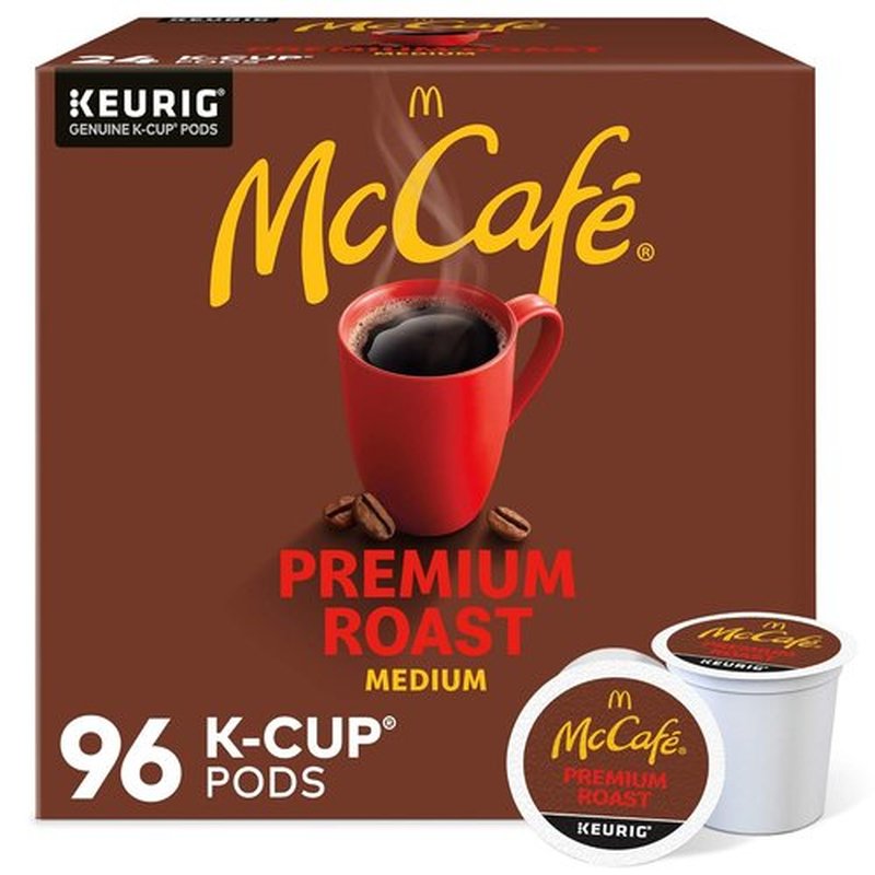 McCafe Premium Roast Coffee - Medium Roast Keurig K-Cup Pods | 96 Count for Rich Flavor