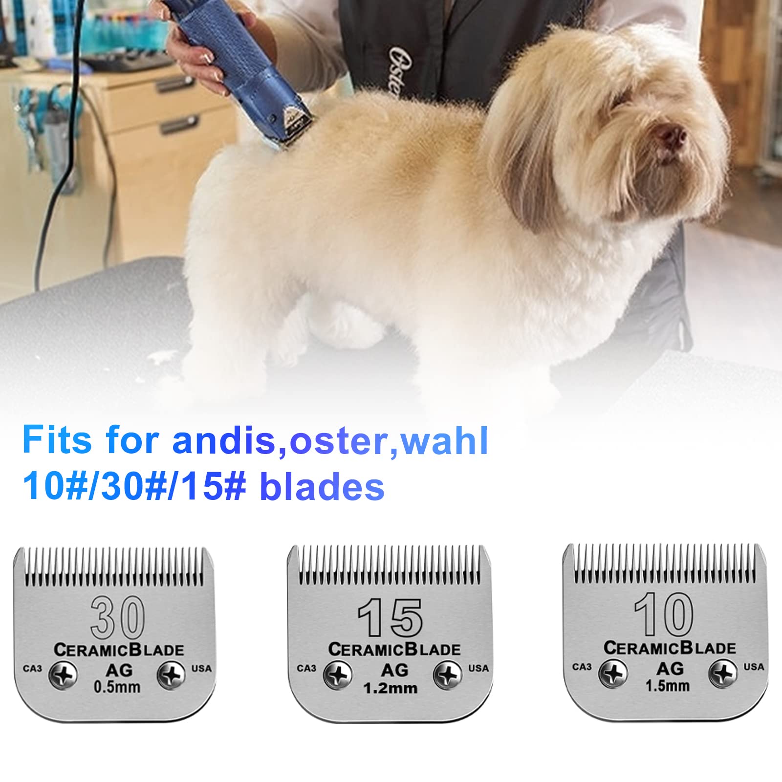 Dog Stainless Steel 9 Color Guide Comb for Andis,Oster A5,Wahl dog clipper