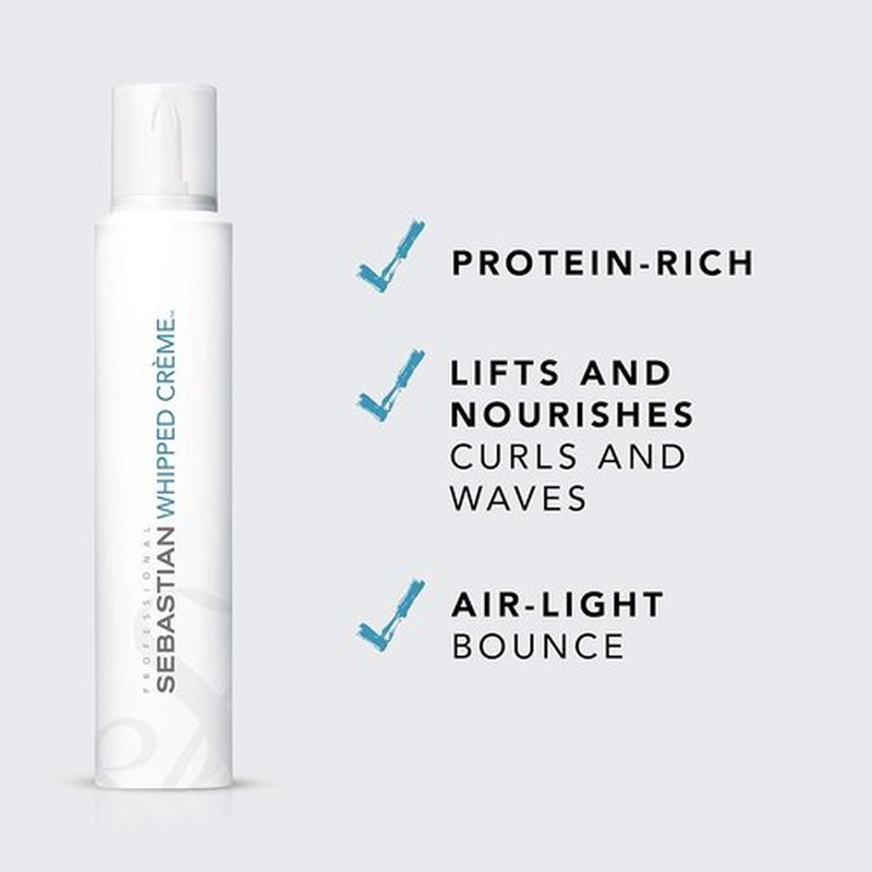 Sebastian Whipped Crème - Light Conditioning Styling Whip for Effortless Hair Control