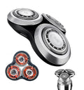 SH90 Replacement Heads Compatible with Philips Norelco Series 9000 & S8000,Metal Wheel Buckle Double-Layer Blades,Shaver Head for RQ10/RQ12 (Head A)