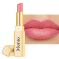 MAKI YIKA Moisture Lipstick - Hydrating Nude Pink Lip Color for Dry Lips | Juicy Finish, MA073 Bare Soul