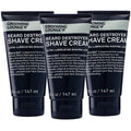 Grooming Lounge Beard Destroyer Shave Cream for Men - Bump, Irritation & Razor Burn Free Shaving Cream Sensitive Skin, Men Beard Care - Soft, Smooth, Easy Glide Low Shaving Foam Lather Formula, 3-Pack