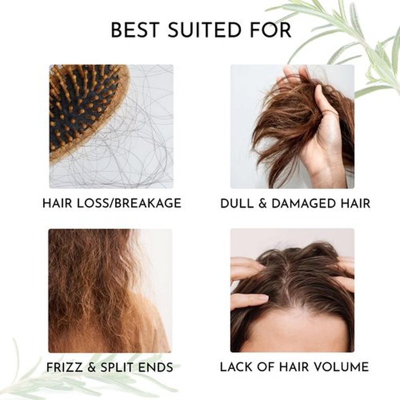 Soothing House 100% Natural Rosemary Hair & Scalp Oil – Strengthens, Nourishes & Moisturizes – Reduces Breakage & Frizz – Handcrafted with Castor, Jojoba & Vitamin E – All Hair Types (4oz)