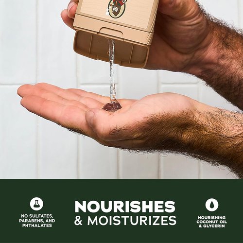 Dr. Squatch Men's Body Wash - Nourishing & Cleansing Shower Gel - Coastal Mist + Summer Citrus (14 oz, 2-Pack)