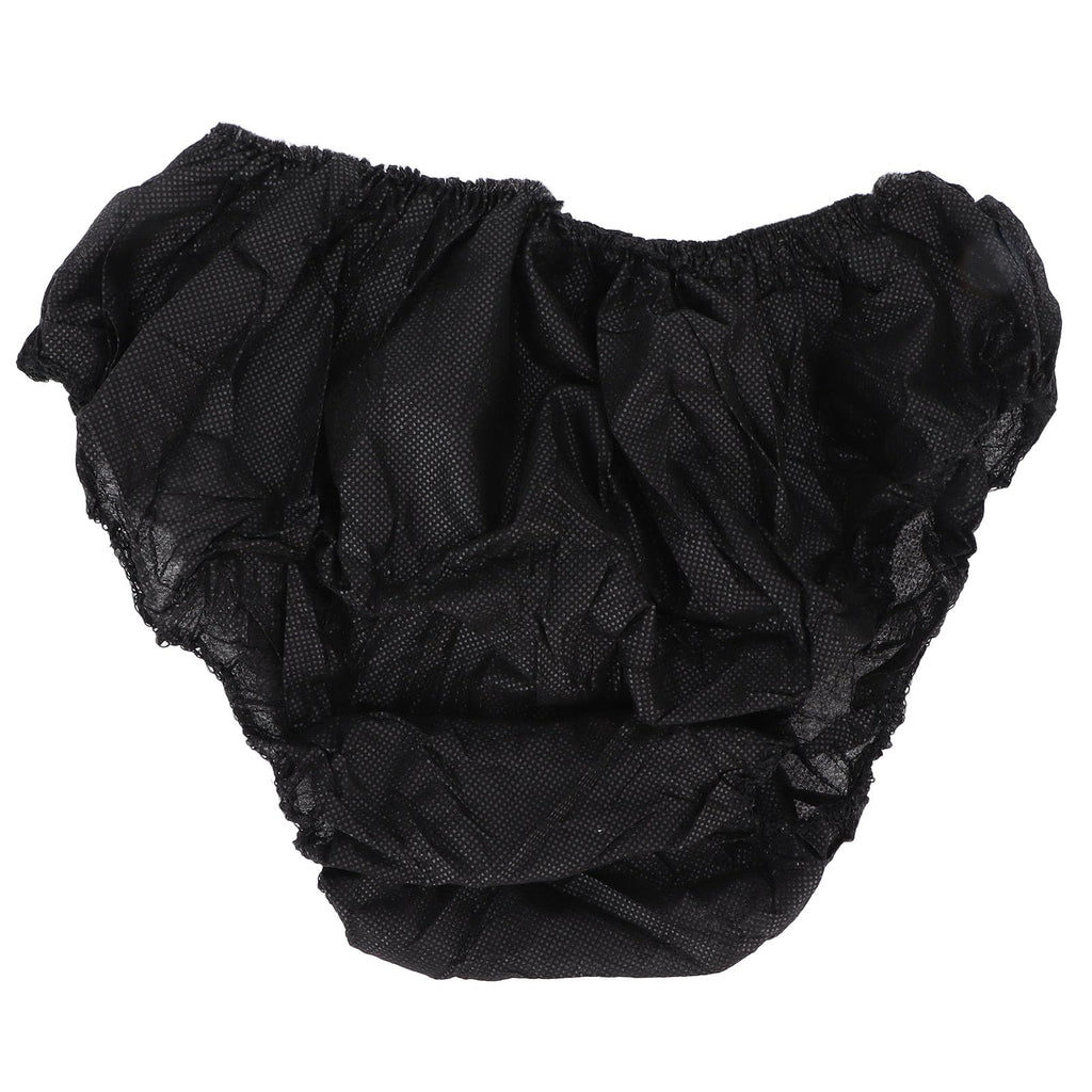 ZASCHMOY 50pcs Disposable Black Underwear, One Size Fits Most Portable Travel Underwear for Women And Men Outdoor Tourism Hotel