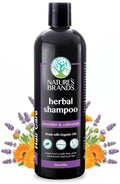 Nature's Brands - Herbal Choice Mari Natural Shampoo for Dry Hair - Moisturizing Organic Olive Oil & Rosemary Extract | 8 Fl Oz, Vegan & Cruelty-Free