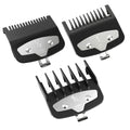 VALLNEI Upgraded Metal Clip Clipper Guards Compatible with Wahl, Secure-Fit Premium Guide Combs for Magic Clip, Senior, Super Taper, Legend (3 Piece)