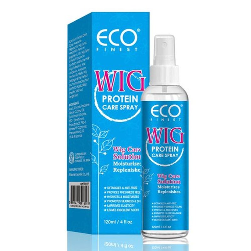 AKBAN Wig Hair Care Spray for Synthetic and Natural Hair Wigs, Smooth and Anti-Frizz, Hydrates & Moisturizes, Cleans and Extends the Life of Your Wig