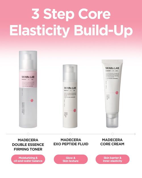 SKINRxLAB MadeCera Cream Double Essence Firming Korean Toner – Dual Layer Hydration Toner with Milk Protein, Ceramide and Panthenol - Makeup Boosting for Smooth Skin, 5.07 fl.oz.