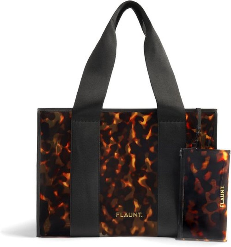 FLAUNT Everyday Tote Bag - Lightweight, Airline Approved, Foldable & Washable with Phone Pouch