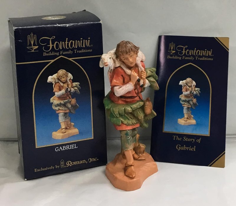 Fontanini by Roman Inc. | Gabriel 5" Shepherds Collection Nativity Figure - Hand Sculpted & Painted