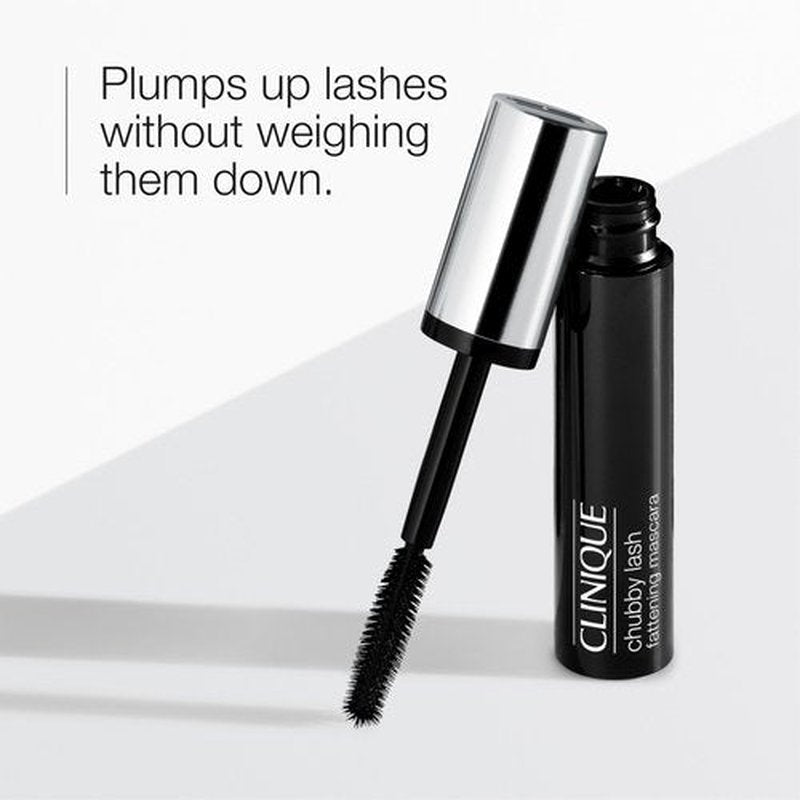 Clinique Chubby Lash Fattening Mascara | Volume, Length + Safe For Sensitive Eyes, Jumbo Jet, 0.3 Fl Oz