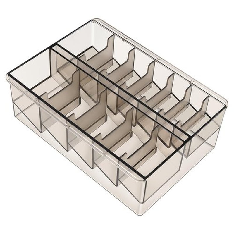Perfitech Clipper Guard Holder Organizer with 12 Slots, Sturdy PC Material