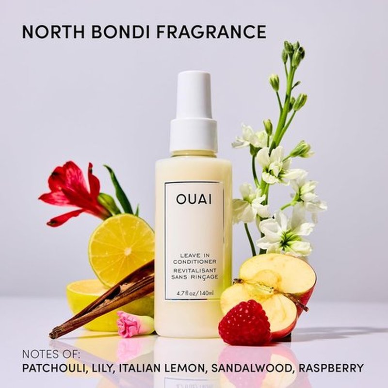 OUAI Leave-In Conditioner | Heat Protectant & Detangler Spray for Frizz Control - 1.5 oz