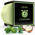 Henry Cavendish Eucalyptus Mint Shaving Soap - All-Natural 4 oz Puck with Shea Butter & Coconut Oil