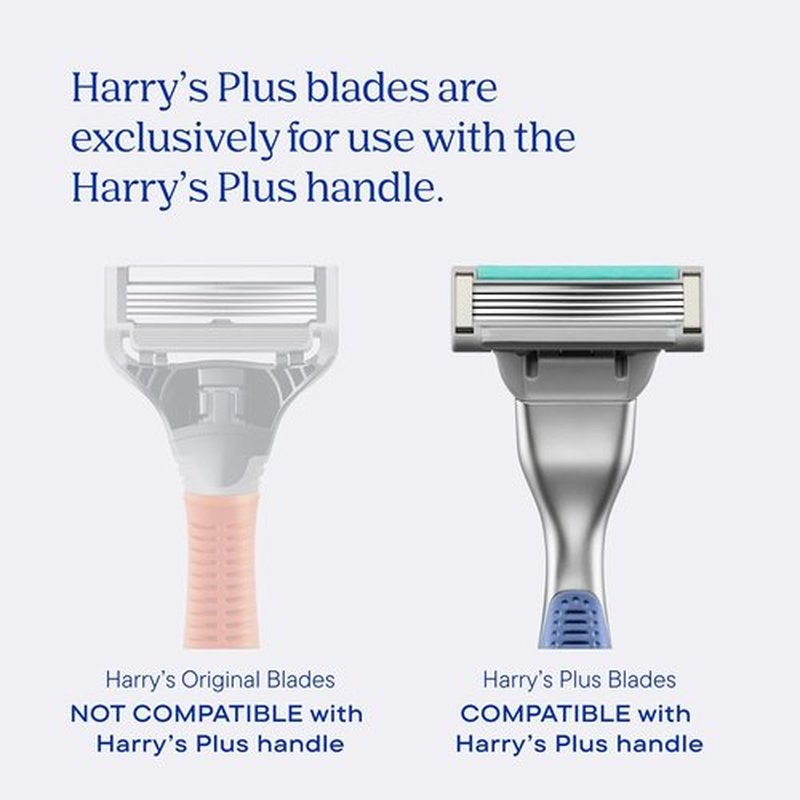 Harry's-PLUS Razor for Men - Premium Handle with Advanced Pivoting System - Clay Shaving Kit