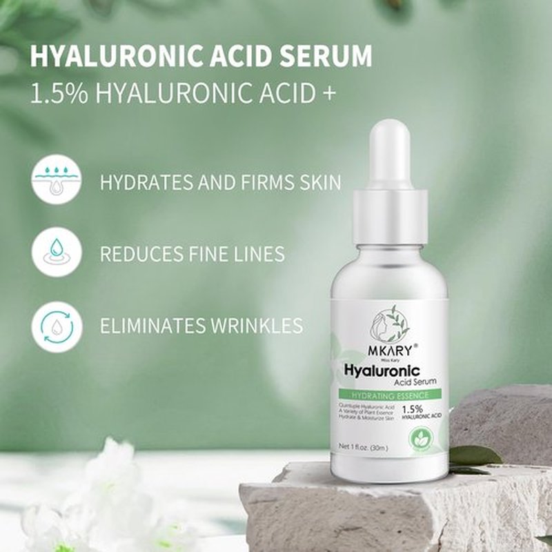 Deep Moisturizing Acid Serum, Hydrating & Soothing Face Serum with Pure Plant Essence, Anti-Aging Skin Care Formula for All Skin Types, Post-Sun Care, 3 Pack, 1 fl oz Each