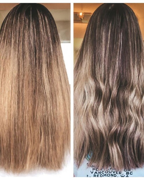 oVertone Haircare Blue Toning Conditioner - Neutralizes Brassiness for Blonde & Light Brown Hair - Hydrating Shea Butter & Coconut Oil - Vegan & Cruelty-Free - 8 oz