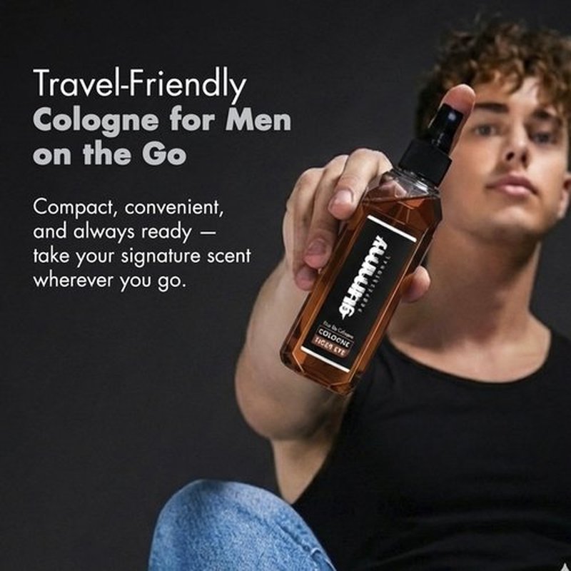 Gummy Professional Tiger Eye Eau de Cologne 400ML - After Shave Traditional Inspired Barber Cologne - Lasting Warm Bold Woody Tiger Eye Fragrance - Alcohol Based Cooling Formula for Post Shave Care