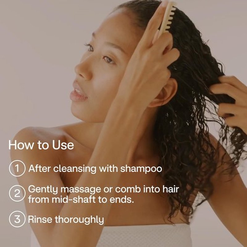 4U by Tia Moisturizing Conditioner for Curly Hair – Nourishing conditioner for coily, kinky & curly hair – Made with Hemi15 & Hibiscus for hydration & frizz control (1 Pack)