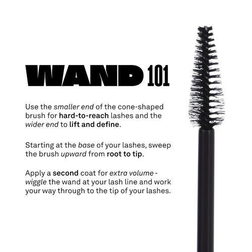 Babe Original Babe Lash Mascara - Smudge-Proof, Long-Lasting Formula for Buildable Volume | Dramatic Black