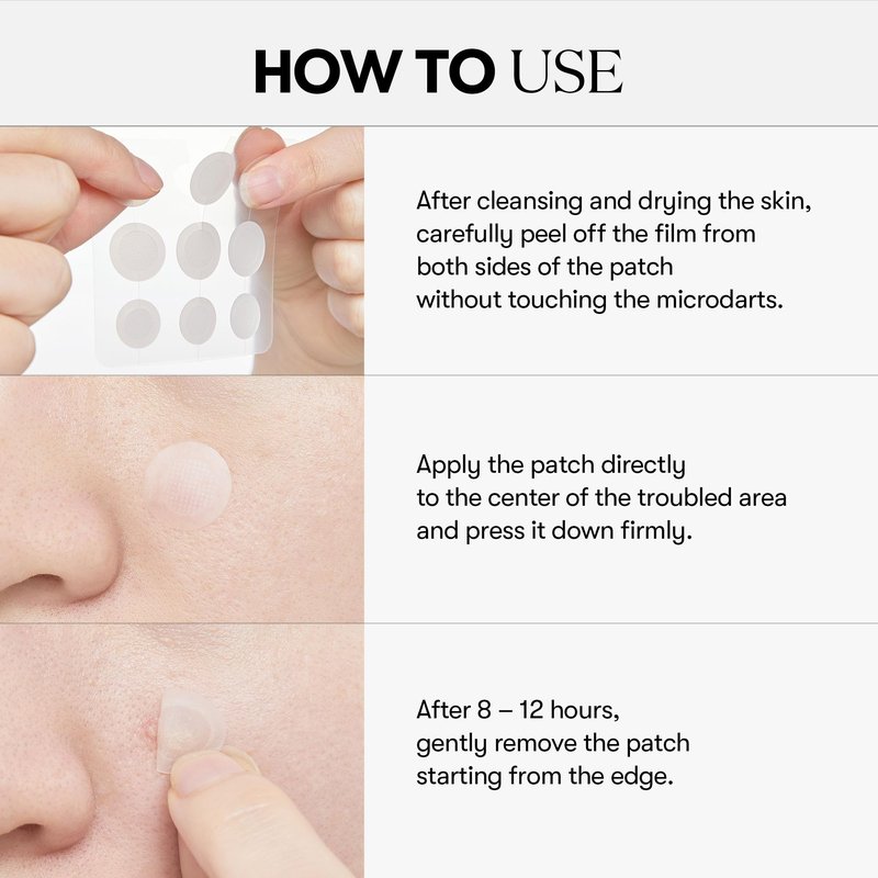 VT COSMETICS Garlic AC Reedle Shot Point Patch, Spot Patch for Early-Stage Blemishes (9 Patches)