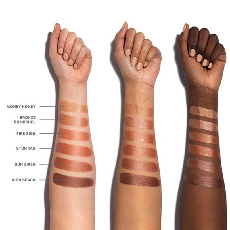 Morphe Hot Shot Sun Bronzing Drops - Hydrating Liquid Bronzer with Niacinamide for Glowing Skin - Bronze Bombshell (1 Fl Oz)
