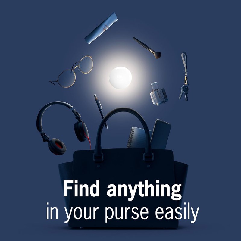 Brainstream SOI Handbag Light - Automatic Purse Light with Sensor & Replaceable Batteries - Made in Germany