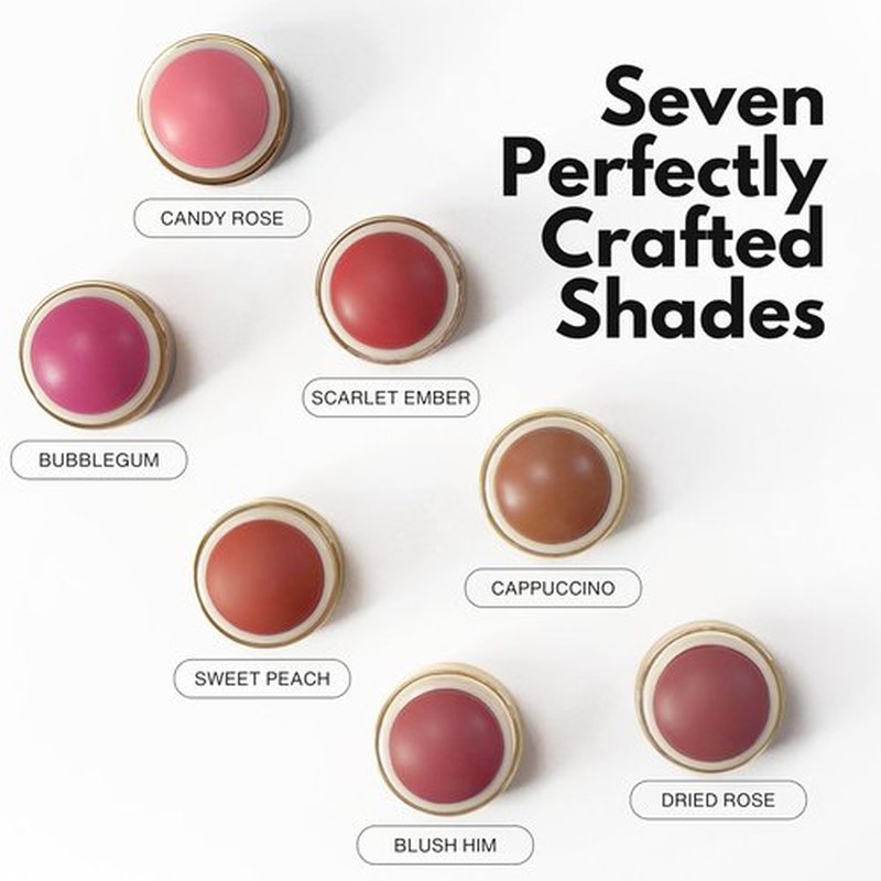 Milky Moon London Stellar Cheeks Cream Blush, Long-lasting, Lightweight Formula for Cheeks, Lips & Eyes, Infused with Coconut & Jojoba, Blush Him