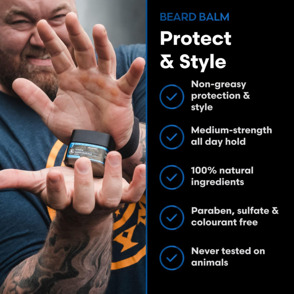 The Mountain Beard Care Kit for Men – Day & Night Oil, Balm, Wash & Conditioner – Hydrates, Softens & Styles – Natural, Vegan & Cruelty-Free – 5-Piece Set