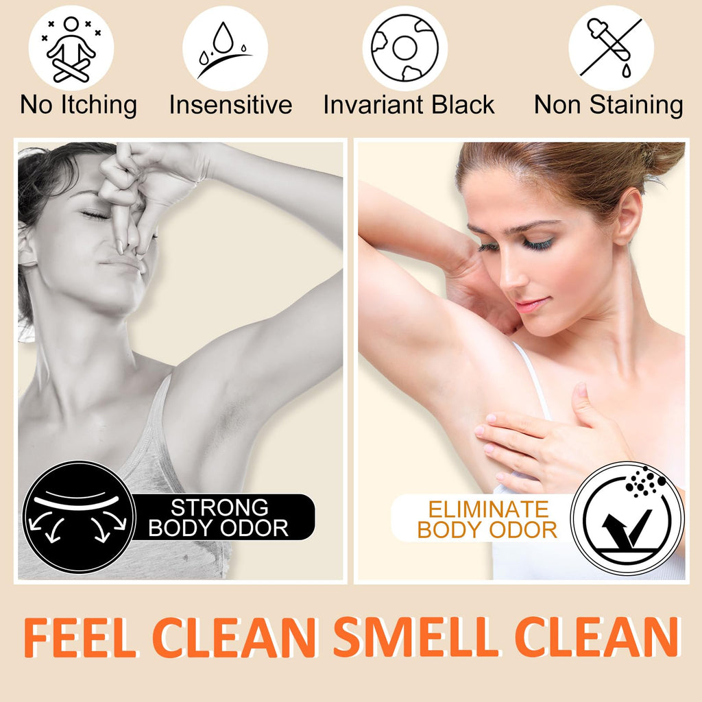 URZTUL 3 PCS Persimmon Soap Bar for Body Odor Control, Natural Deodorizing Soap for Eliminating Strong Smell, Handmade Bar Soap Deodorant Smooth Skin Deeply Cleansing