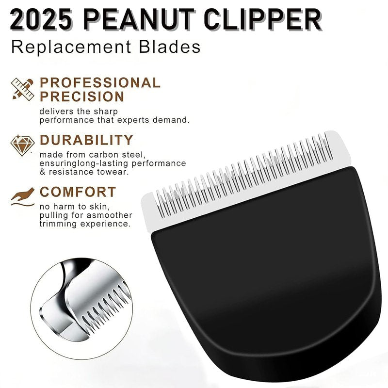 Wahl Peanut Clipper Blades - Professional Replacement Blades with 4 Guards | Precision Ground, Snap-On Design