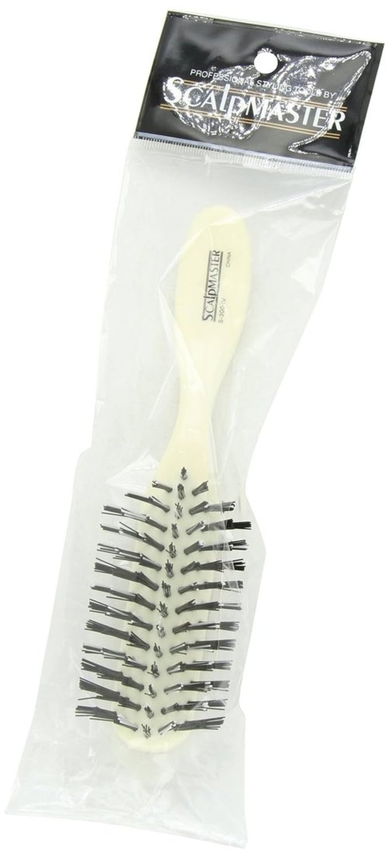 Scalpmaster Nylon Bristle Salon Contour Brush - Precision Styling Tool for All Hair Types