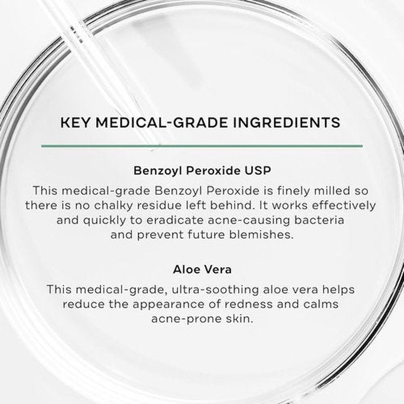 Replenix BP Acne Face Wash - Non-Oily Benzoyl Peroxide Cleanser for Acne-Prone Skin | 6.7 Fl Oz