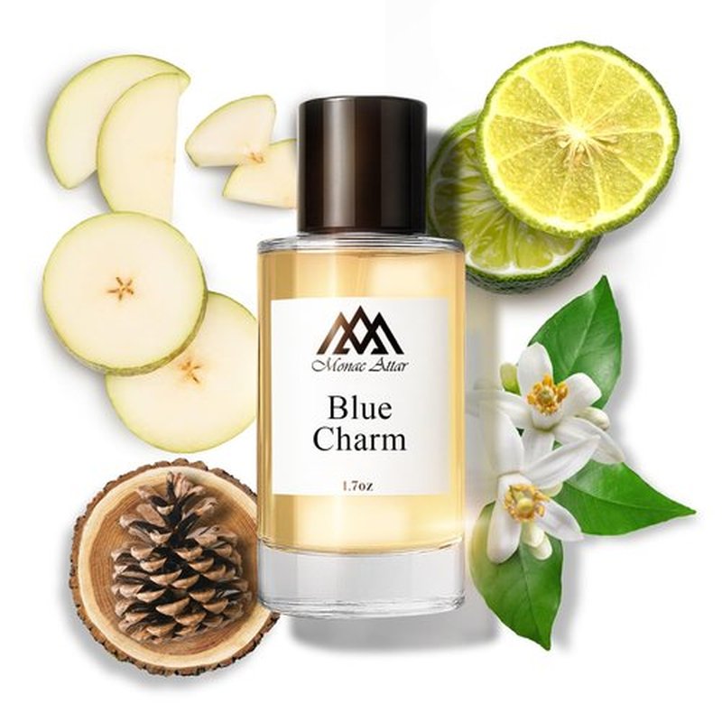 Monac Blue Charm Eau De Parfum - Inspired by Blue Talisman | 1.7oz/50ml | Unisex, Long-Lasting Luxury Fragrance