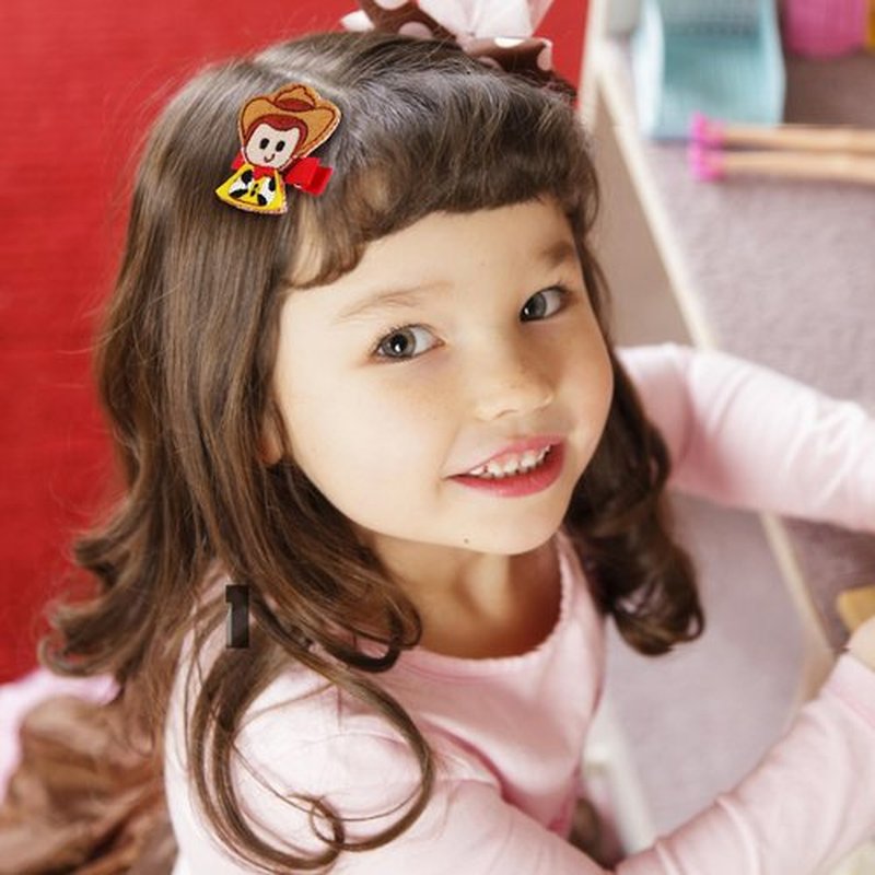 2 Pairs Cute Toy Hair Clips for Girls Women 2 Inch Cartoon Hair Accessories Birthday Party Gift