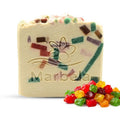 Marbela Cosmetics Handmade Soap Bar - Made in USA, Vegan Friendly, Palm Oil Free, Natural Bar Soap - Face & Body Soap for Daily Skin Care, Moisturizing & Nourishing - 3.5 oz (Tutti Frutti)