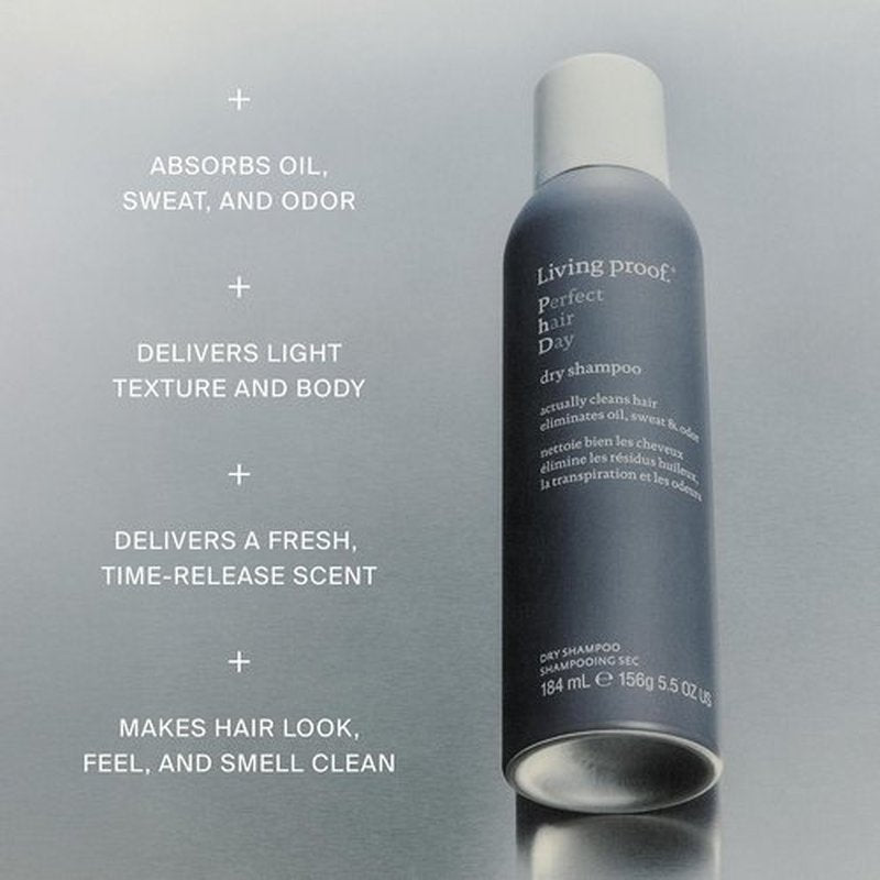 Living Proof Perfect Hair Day Dry Shampoo - Oil Absorbing, Fresh Scent, Detoxifies Scalp for All Hair Types