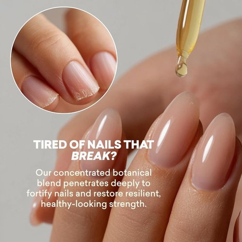 Just Nutritive Cuticle Oil | Nourishing Nail Serum for Soft, Strong Cuticles & Nails - 1 oz