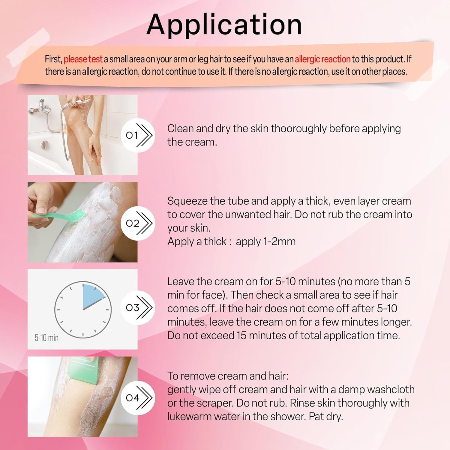 Evervines Hair Removal Cream for Women: Fast & Painless Depilatory for Bikini Pubic Legs Arms Underarms - Sensitive Skin Safe - Travel & Home Use with Scraper – 4.2oz