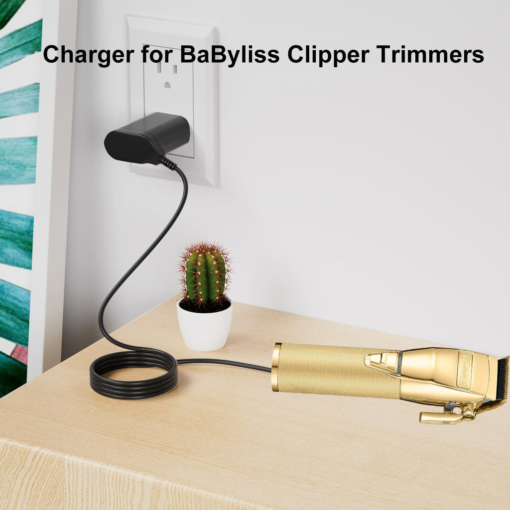 Replacement for BaByliss PRO Trimmer Charger Cord Compatible with BaByliss PRO FX870 FX788 FX787 FXSSM FX820 FX726 FX825 Clipper Trimmers, 4.5V Power Cord is ETL Certified