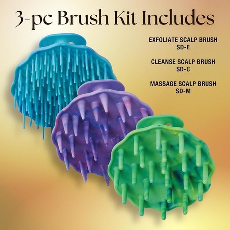 Olivia Garden Scalp Diva Brush | Exfoliating Scalp Care Tool for Healthy Hair - Snag-Free Design