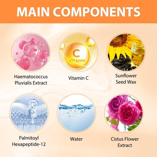 Tbexem Revive Glow Vitamin C Eye Balm - Hydrating Cream for Dark Circles & Puffiness (2PCS)