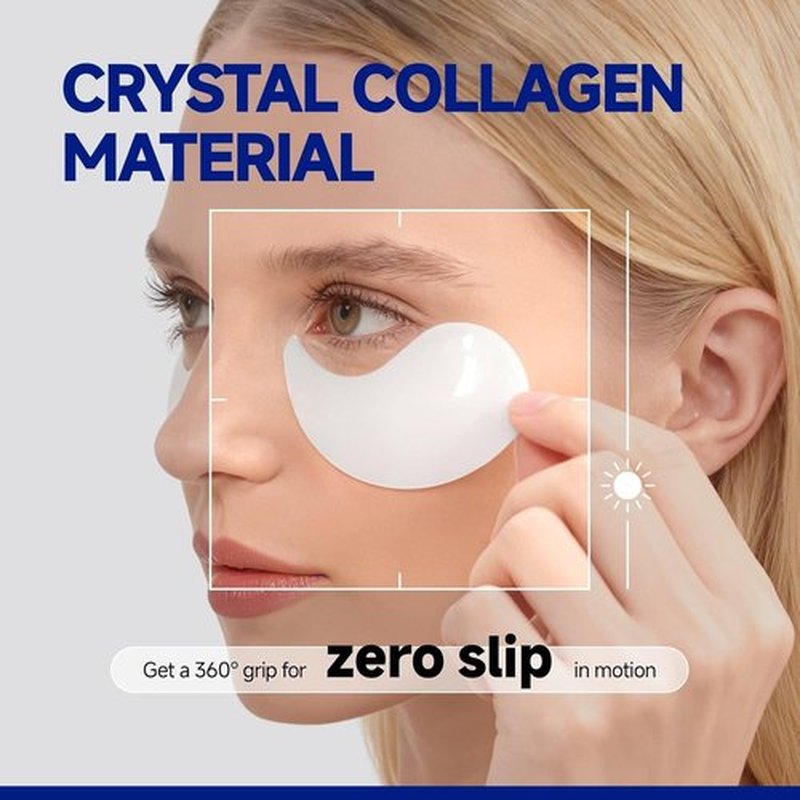 Regine Switzerland Peptide Jojoba Under Eye Patches - Instant Dark Circle Reduction & Puffiness Relief, 60 Hydrating Masks
